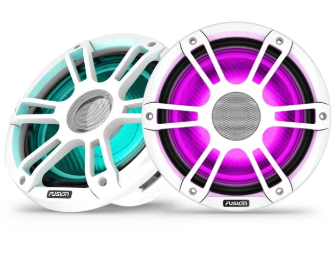 Fusion 3i seeria niiskuskindlad k&otilde;larid 8,8" tollised, 330W CRGBW valged sport k&otilde;larid (paar) SG-FL883SPW