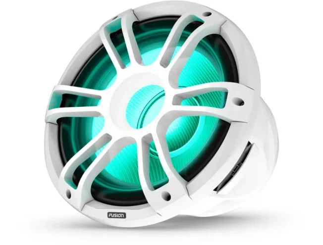 Fusion 3i seeria niiskuskindlad bassik&otilde;larid 12" tolline 1400W Sport, valge CRGBW SG-SL123SPW