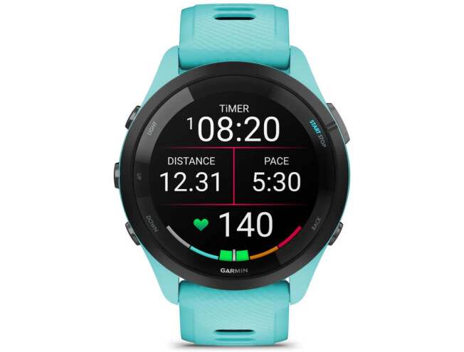 Spordikell Garmin Forerunner 265 Music, Aqua Aqua