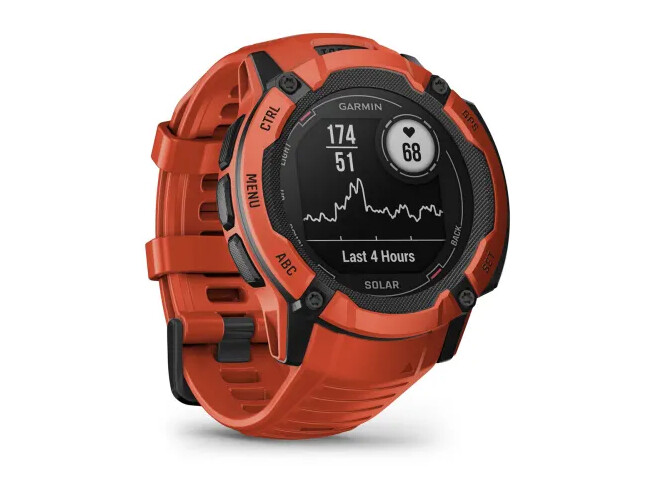 Seikluskell Garmin Instinct 2X Solar, Flame Red Flame Red
