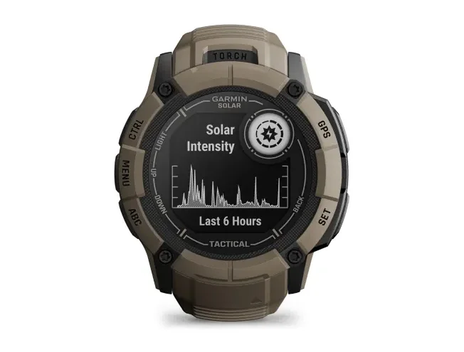 Seikluskell Garmin Instinct 2X Solar Tactical Edition, Coyote Tan