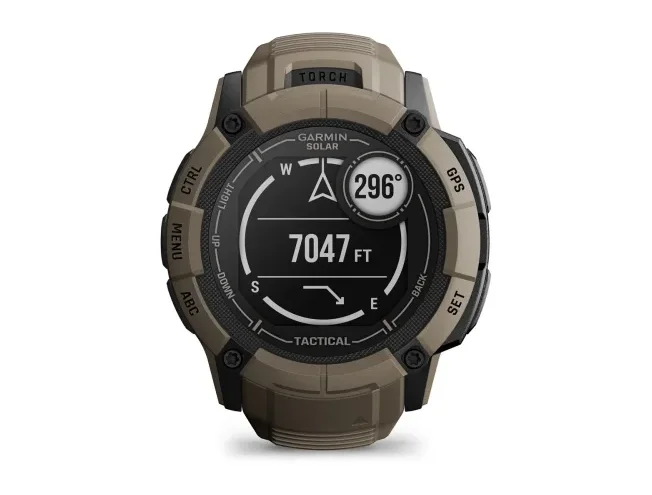 Seikluskell Garmin Instinct 2X Solar Tactical Edition, Coyote Tan