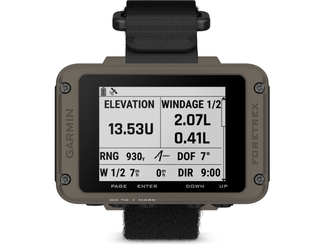 Käsi GPS Garmin Foretrex 801/901 901 Ballistic Edition