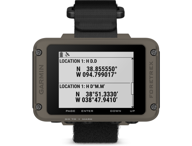 Käsi GPS Garmin Foretrex 801/901 901 Ballistic Edition