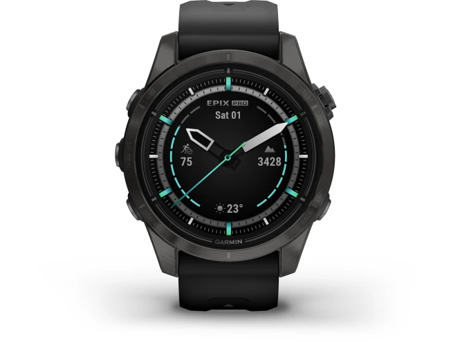 Spordikell Garmin epix (Gen2) PRO 42mm Sapphire Carbon Gray DLC TI