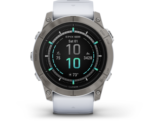Spordikell Garmin epix (Gen2) PRO 51mm Sapphire Ti Whitestone