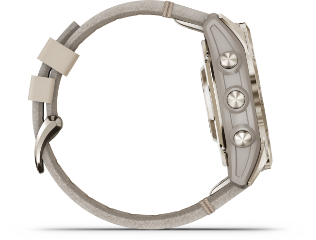 Spordikell Garmin fenix 7S PRO Solar Sapphire - Soft Gold Sand