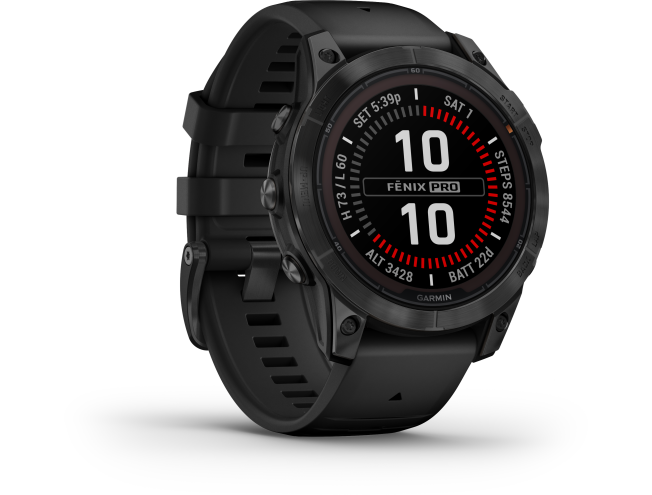 Spordikell fenix 7 PRO Solar Slate Gray Black