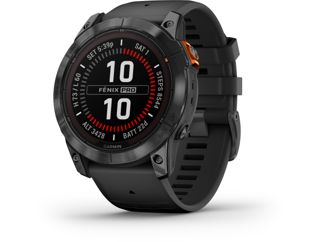 Spordikell fenix 7X PRO Solar Slate Gray Black