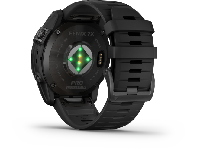 Spordikell Garmin fenix 7X PRO Sapphire Solar - Carbon Gray TLC Ti Black Sapphire - Carbon Gray TLC Ti Black