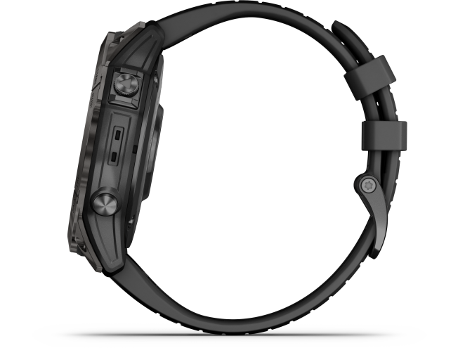 Spordikell Garmin fenix 7X PRO Sapphire Solar - Carbon Gray TLC Ti Black Sapphire - Carbon Gray TLC Ti Black
