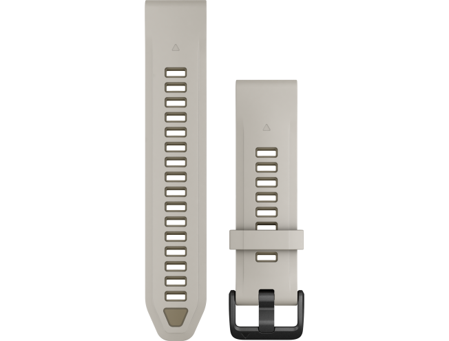 QUICKFIT 20 kellarihmad (20mm) Silikoon - Fog Gray/Dark Sandstone