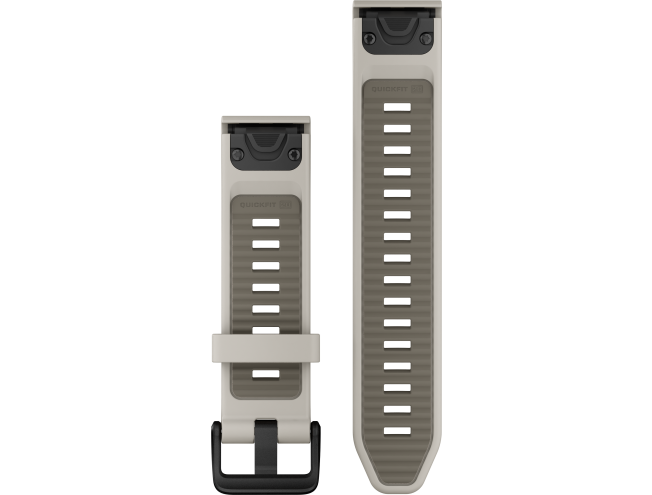 QUICKFIT 20 kellarihmad (20mm) Silikoon - Fog Gray/Dark Sandstone