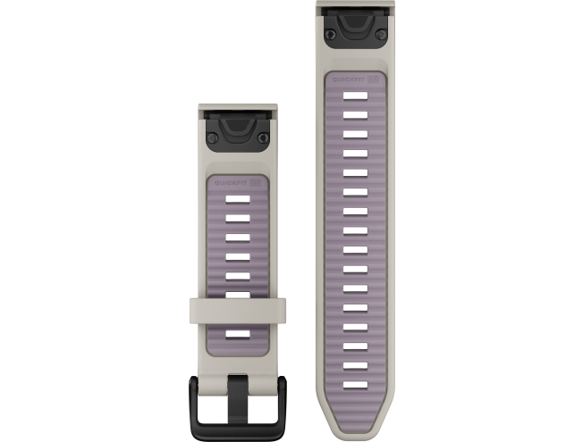 QUICKFIT 20 kellarihmad (20mm) Silikoon - Fog Gray/Lavender