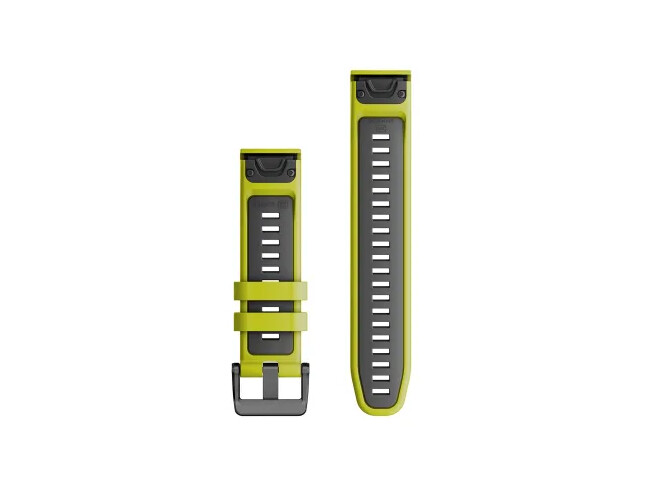 QUICKFIT 22 kellarihmad (22mm) Silikoon - Electric Lime/Graphite