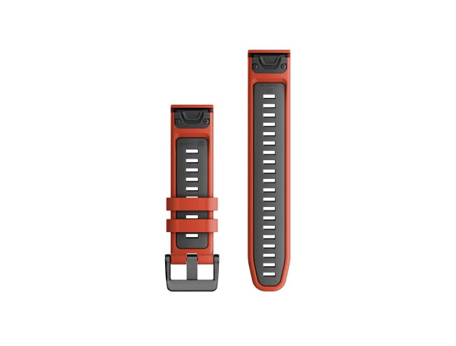 QUICKFIT 22 kellarihmad (22mm) Silikoon - Flame Red/Graphite