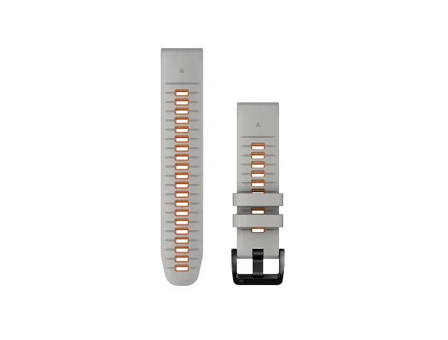 QUICKFIT 22 kellarihmad (22mm) Silikoon - Fog Gray/Ember Orange