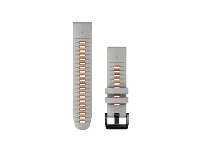 QUICKFIT 22 kellarihmad (22mm) Silikoon - Fog Gray/Ember Orange