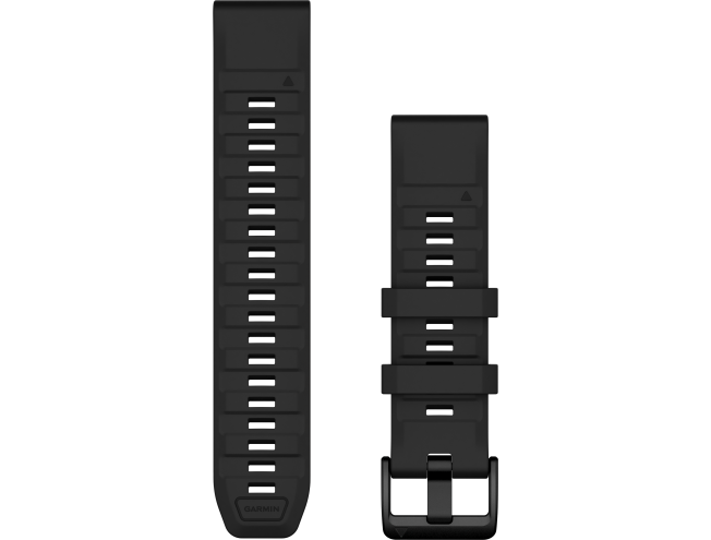 QUICKFIT 22 kellarihmad (22mm) Silikoon - Black/Black