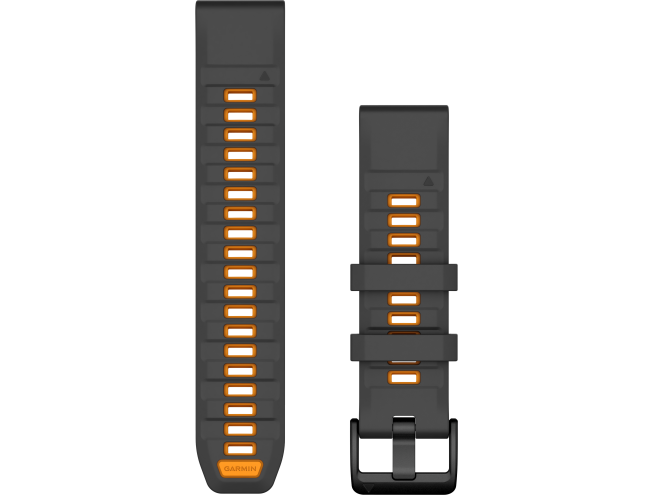 QUICKFIT 22 kellarihmad (22mm) Silikoon - Graphite/Spark Orange
