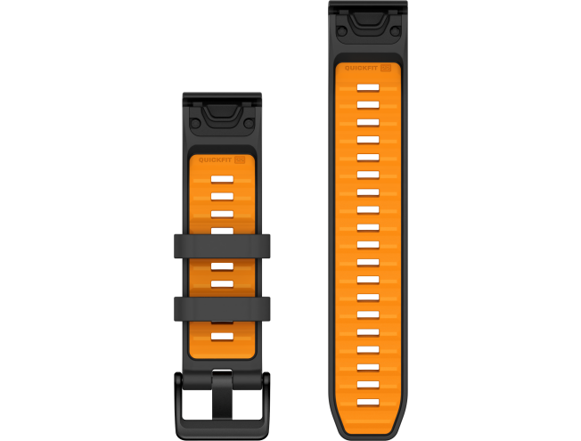 QUICKFIT 22 kellarihmad (22mm) Silikoon - Graphite/Spark Orange