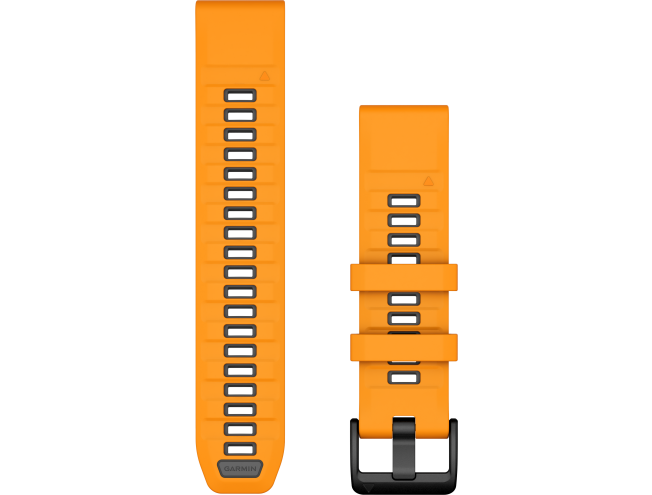 QUICKFIT 22 kellarihmad (22mm) Silikoon - Spark Orange/Graphite