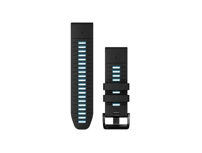 QUICKFIT 26 kellarihmad (26mm) Silikoon - Black/Cirrus Blue