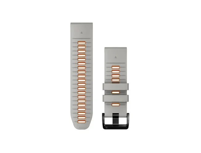QUICKFIT 26 kellarihmad (26mm) Silikoon - Fog Gray/Ember Orange