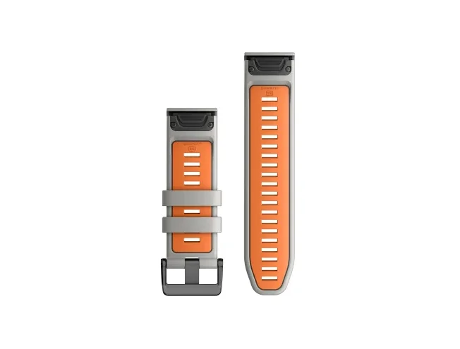QUICKFIT 26 kellarihmad (26mm) Silikoon - Fog Gray/Ember Orange