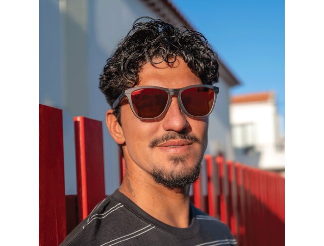P&auml;ikeseprillid OAKLEY Frogskins Range Matte Grey Smoke/Grey Ink Prizm Ruby