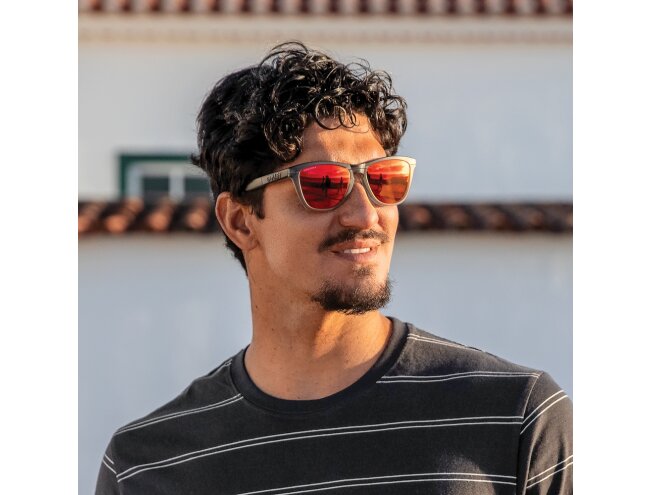 P&auml;ikeseprillid OAKLEY Frogskins Range Matte Grey Smoke/Grey Ink Prizm Ruby