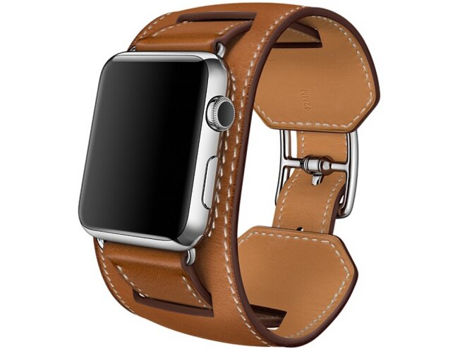 Kunstnahast lai kellarihm Apple watch Pruun 42/44/45