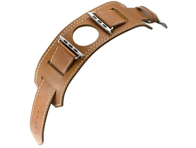 Kunstnahast lai kellarihm Apple watch Pruun 42/44/45