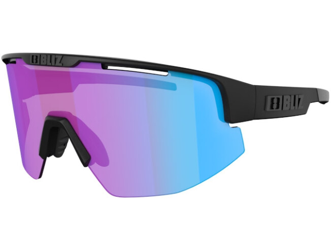 Päikeseprillid Bliz Matrix Black Rose violet blue Nano Optics Black Nordic Light Begonia Violet blue