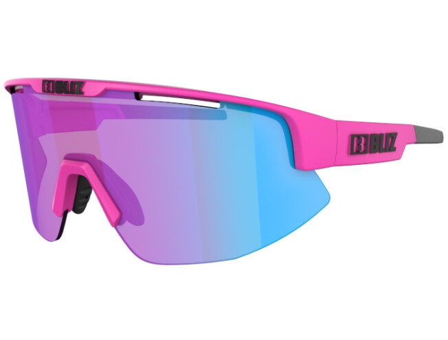Päikeseprillid Bliz Matrix Neon rose Rose violet blue Nano Optics Neon rose Nordic Light Begonia Violet blue