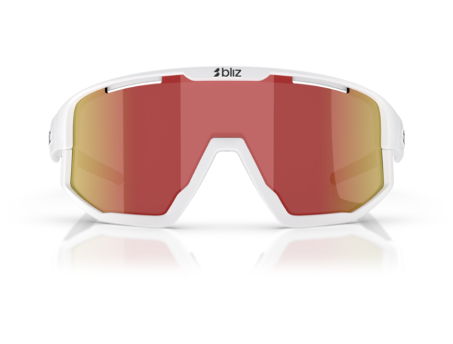 P&auml;ikeseprillid Bliz Fusion White Smoke Red