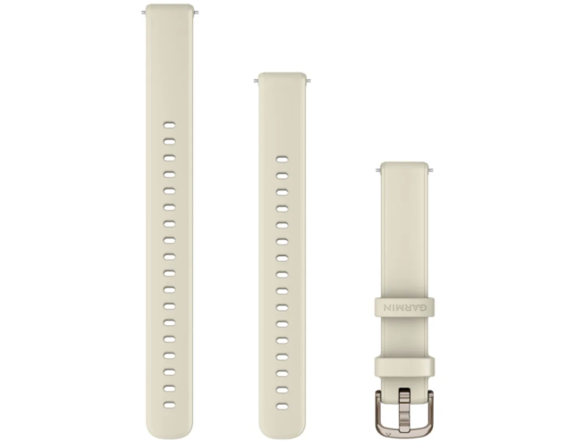 Quick Release kellarihmad (14mm) Silikoon - Cream Gold/Coconut (110 - 175 mm)