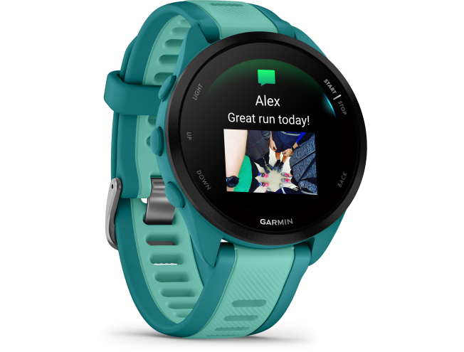 Spordikell Garmin Forerunner 165 Music Mist Turquoise/Aqua Music - Turquoise/Aqua