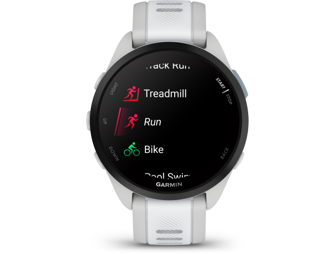 Spordikell Garmin Forerunner 165 Music - Mist Grey/Whitestone
