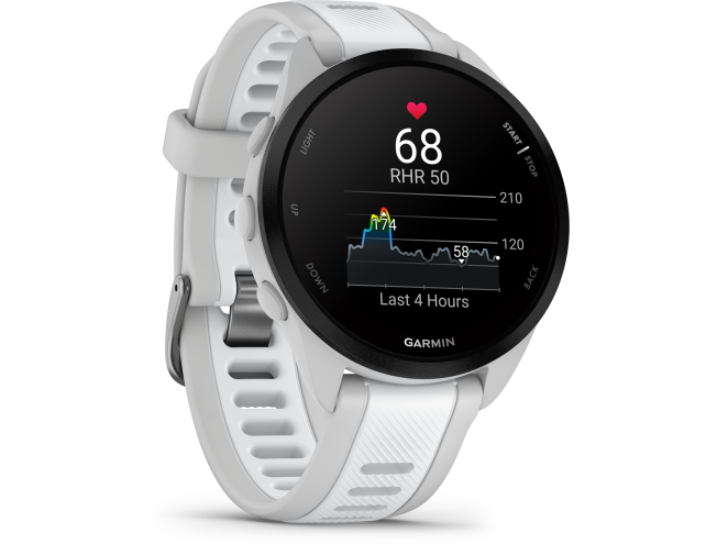 Spordikell Garmin Forerunner 165 Music - Mist Grey/Whitestone