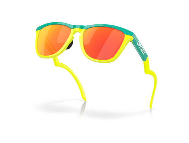 P&auml;ikeseprillid OAKLEY Frogskins Hybrid Celeste/Tennis Ball Yellow Prizm Ruby