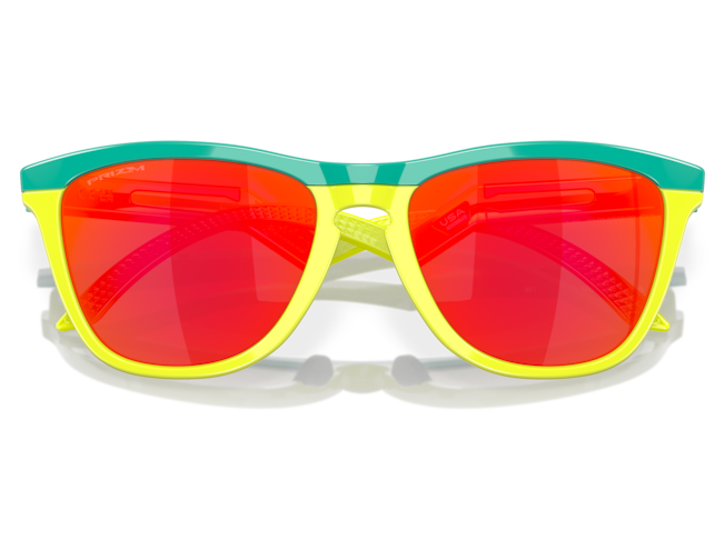 P&auml;ikeseprillid OAKLEY Frogskins Hybrid Celeste/Tennis Ball Yellow Prizm Ruby