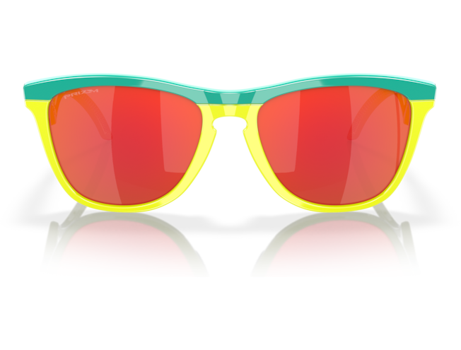 P&auml;ikeseprillid OAKLEY Frogskins Hybrid Celeste/Tennis Ball Yellow Prizm Ruby