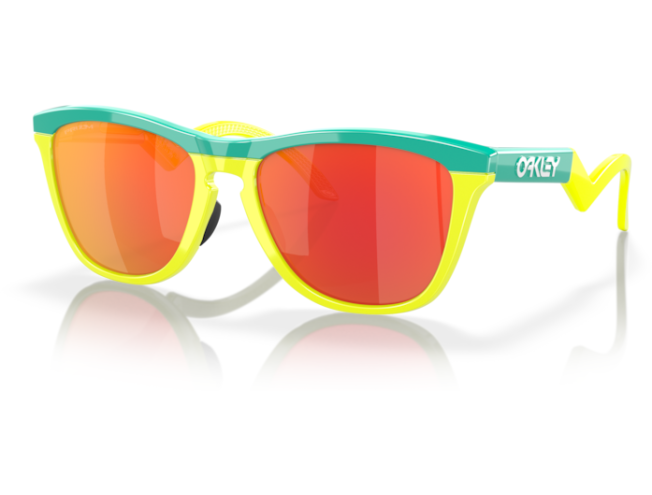 P&auml;ikeseprillid OAKLEY Frogskins Hybrid Celeste/Tennis Ball Yellow Prizm Ruby