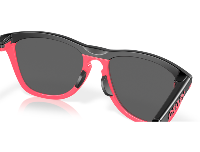 P&auml;ikeseprillid OAKLEY Frogskins Hybrid Matte Black/Neon Pink Prizm Black