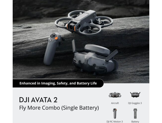 Droon DJI Avata 2 Fly More Combo (&Uuml;ks aku)