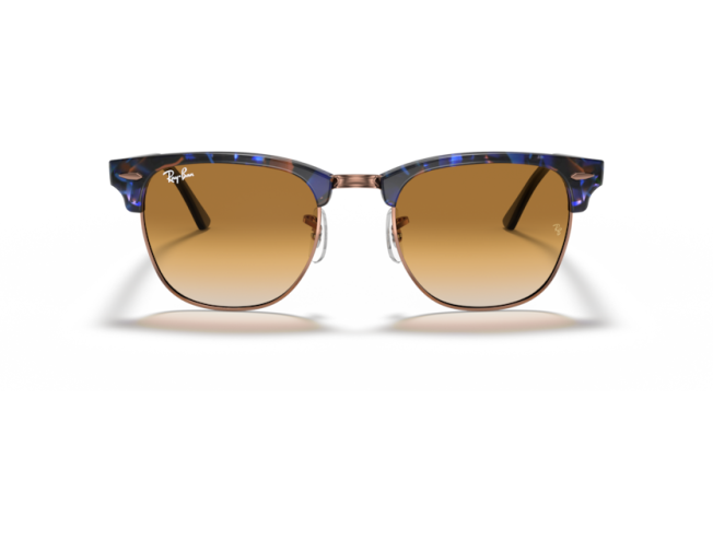 P&auml;ikeseprillid Ray-Ban Clubmaster Brown & Blue Light Brown Gradient M
