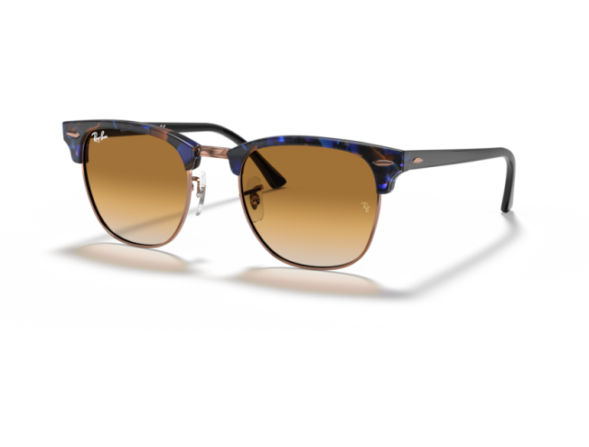 P&auml;ikeseprillid Ray-Ban Clubmaster Brown & Blue Light Brown Gradient L
