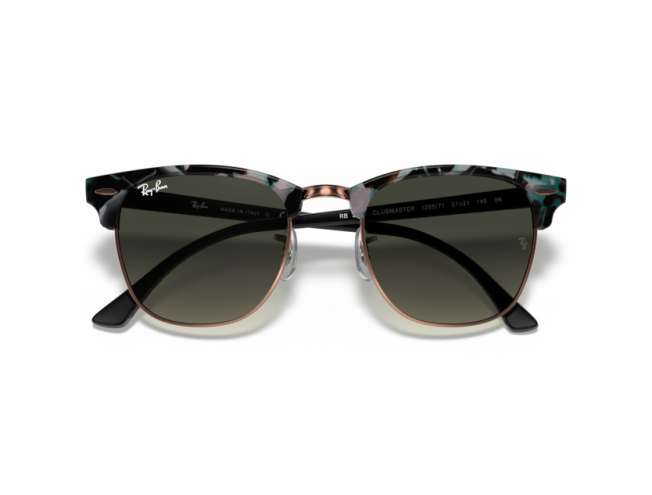 P&auml;ikeseprillid Ray-Ban Clubmaster Grey Green Grey Gradient L