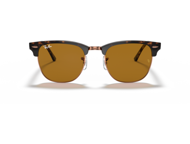 P&auml;ikeseprillid Ray-Ban Clubmaster Havana B-15 Brown M
